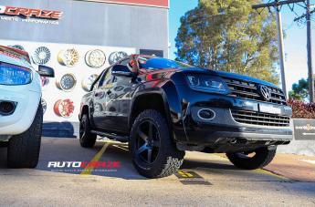 VOLKSWAGEN AMAROK FRC BLACK MACHINED WITH DARK TINT